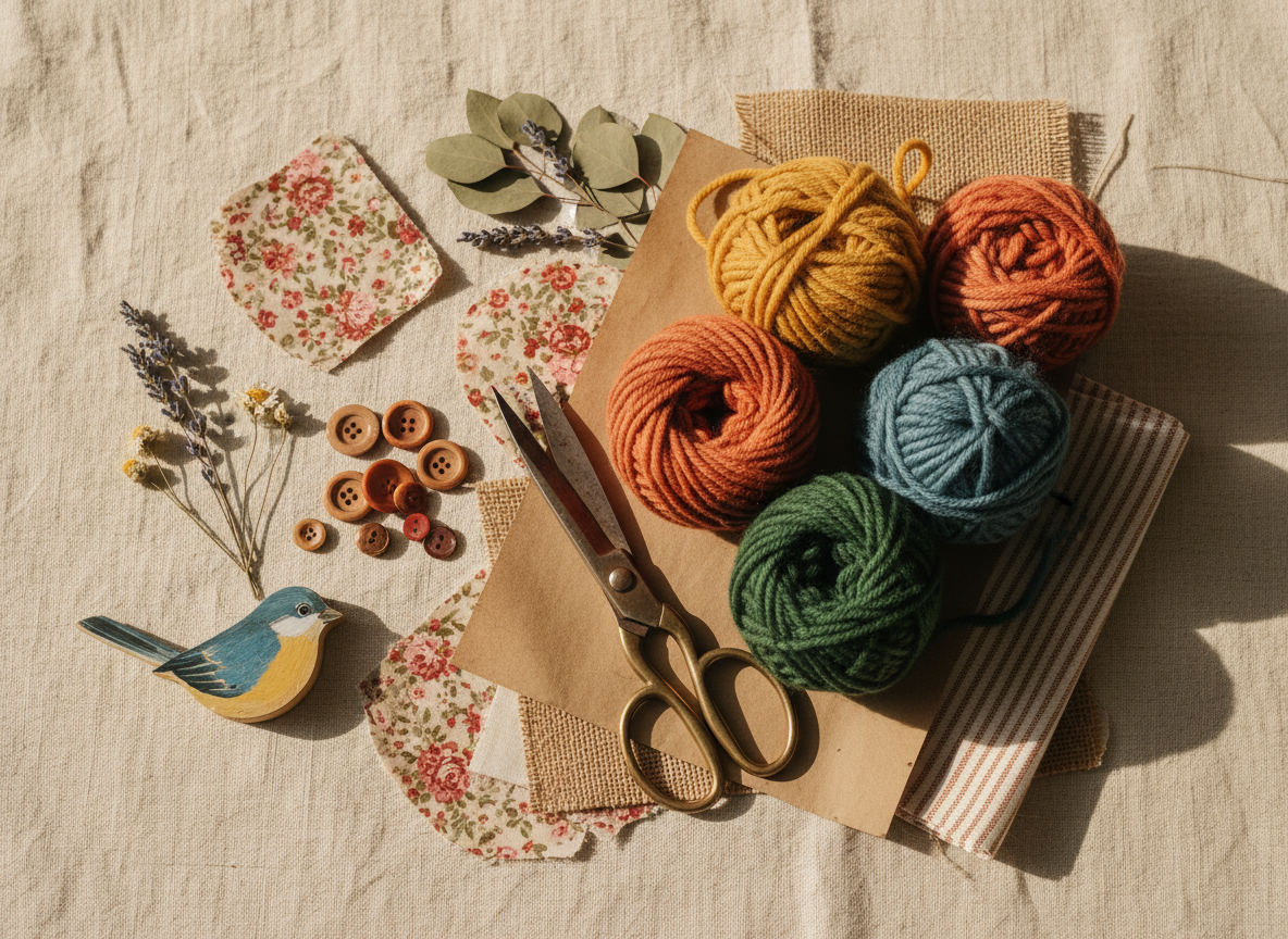 DIY and Crafts category — colourful handmade craft projects